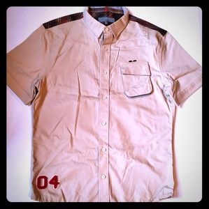 Cavi men's button up cargo shirt!